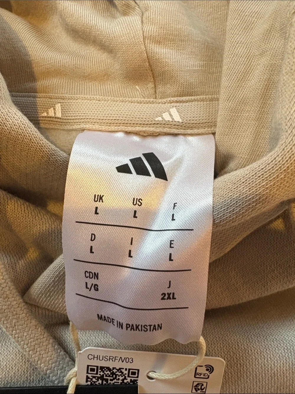 Adidas Men's Big Logo Fleece Hoodie NWT